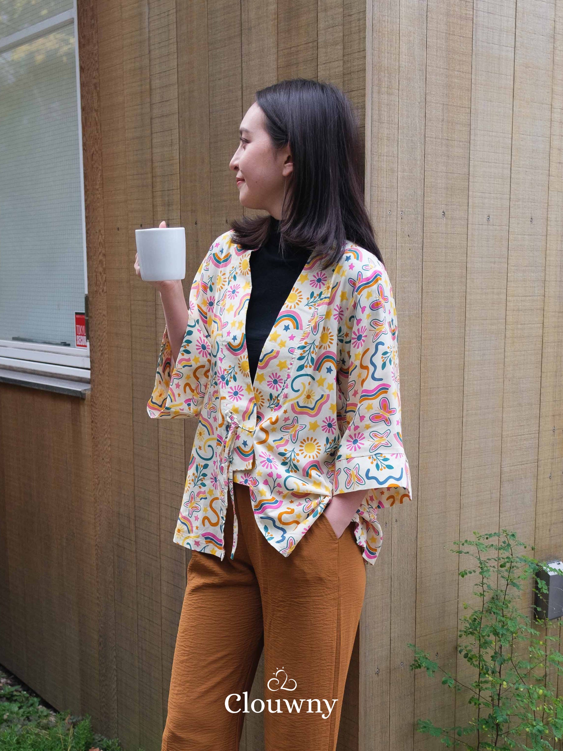 Hare Kimono Outer - Cream